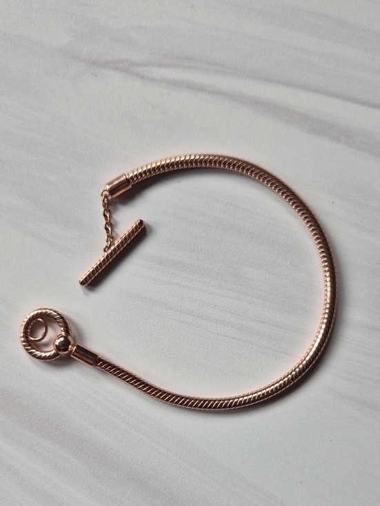 Pandora Jewelry - pandora moments t-bar snake chain bracelet